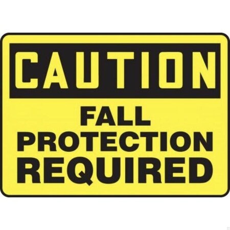 Accuform OSHA CAUTION SAFETY SIGN FALL MFPR606VP MFPR606VP
